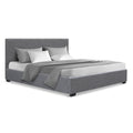 Artiss DOUBLE Gas Lift Bed Frame Grey Storage
