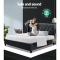 Artiss QUEEN Bed Frame Bedframe Mattress Base Charcoal PIER