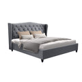 Artiss QUEEN Bed Frame Grey PIER