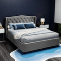 Artiss QUEEN Bed Frame Grey PIER