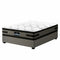 Artiss KING SINGLE Gas Lift Bed Frame Grey + Giselle 36cm Mattress