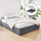 Artiss Queen Gas Lift Bed Frame Grey Storage Base TOKI