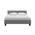 Artiss QUEEN Bed Frame Grey VANKE