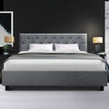Artiss QUEEN Bed Frame Grey VANKE