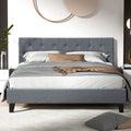 Artiss QUEEN Bed Frame Grey VANKE