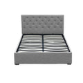 Artiss DOUBLE Bed Frame Gas Lift Grey VILA