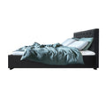 Artiss QUEEN Bed Frame Gas Lift Storage Charcoal