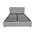 Artiss QUEEN Gas Lift Bed Frame Grey Storage