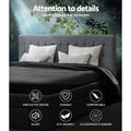 Artiss King Bed Frame 4 Drawers Grey Storage AVIO