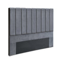 Artiss QUEEN Bed Headboard Velvet Grey 150cm