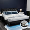 Artiss King Bed Frame Gas Lift Storage Black TIYO