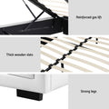Artiss KING Size Gas Lift Bed Frame White Storage