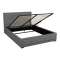 Artiss QUEEN Gas Lift Storage Bed Frame Grey