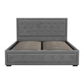 Artiss QUEEN Gas Lift Storage Bed Frame Grey
