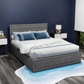 Artiss QUEEN Gas Lift Storage Bed Frame Grey