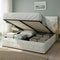 Artiss QUEEN Gas Lift Bed Frame White Storage TIYO