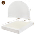 Artiss Double Bed Frame Boucle Fabric Washable Cover No Assembly