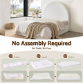 Artiss Double Bed Frame Boucle Fabric Washable Cover No Assembly