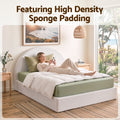Artiss Double Bed Frame Boucle Fabric Washable Cover No Assembly
