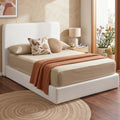 Artiss Double Bed Frame Boucle Fabric Removable Washable Cover
