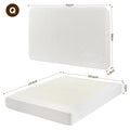 Artiss QUEEN Bed Frame Boucle Fabric Vacuum Compressed Beds Washable Cover No-Assembly