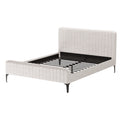 Artiss QUEEN Bed Frame Beige AMMY