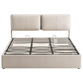 Artiss King Bed Frame Gas Lift Storage 3 Drawers Adjustable Headboard Platform Base