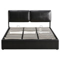 Artiss King Bed Frame Gas Lift Storage 3 Drawers Adjustable Headboard Platform Bed Black