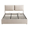 Artiss Queen Bed Frame Gas Lift Storage 3 Drawers Adjustable Headboard Platform Base