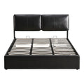 Artiss Queen Bed Frame Gas Lift Storage 3 Drawers Adjustable Headboard Platform Bed Black