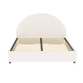 Artiss Double Bed Frame Gas Lift Storage Boucle Fabric