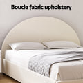 Artiss Double Bed Frame Gas Lift Storage Boucle Fabric