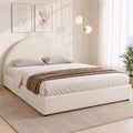 Artiss Bed Frame Gas Lift Strorage Beds Base Platform Boucle Fabric QUEEN ELLA