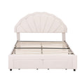 Artiss DOUBLE Bed Frame Storage Drawers Velvet LED Headboard