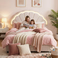 Artiss DOUBLE Bed Frame Storage Drawers Velvet LED Headboard