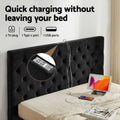 Artiss Queen Bed Frame Storage 3 Drawers USB Charging Station
