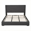 Artiss KING Bed Frame Gas Lift Storage Charcoal Grey
