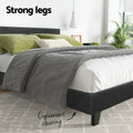 Artiss NEO DOUBLE Bed Frame Charcoal