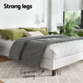 Artiss Bed Frame QUEEN Size White NEO