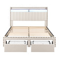 Artiss QUEEN Bed Frame Storage Drawers Shelf Charging Linen