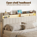 Artiss QUEEN Bed Frame Storage Drawers Shelf Charging Linen