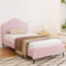 Artiss KING SINGLE Bed Frame Velvet Pink OLAN