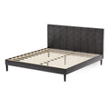 Artiss KING Bed Frame LED Black RAVI