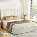 Artiss Bed Frame QUEEN Beige TETTE