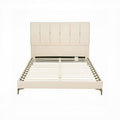 Artiss Queen Bed Frame Upholstered Platform Bed with Tufted Headboard 300kg Support