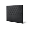 Artiss DOUBLE Bed Head Headboard Charcoal Fabric CAPPI