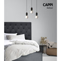 Artiss DOUBLE Bed Head Headboard Charcoal Fabric CAPPI