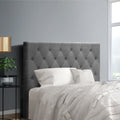 Artiss KING SINGLE Bed Head Headboard Grey Fabric CAPPI