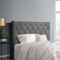 Artiss KING SINGLE Bed Head Headboard Grey Fabric CAPPI