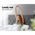 Artiss QUEEN Bed Head Headboard Fabric Grey CAPPI